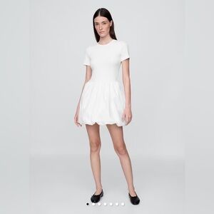 New GAP White bubble Mini Dress
